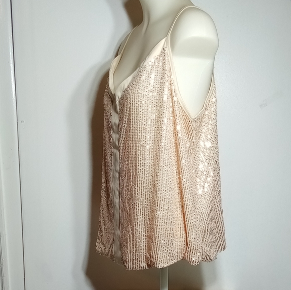 Shein Curve Sequin Cami Top Sz 1XL - Picture 8 of 9